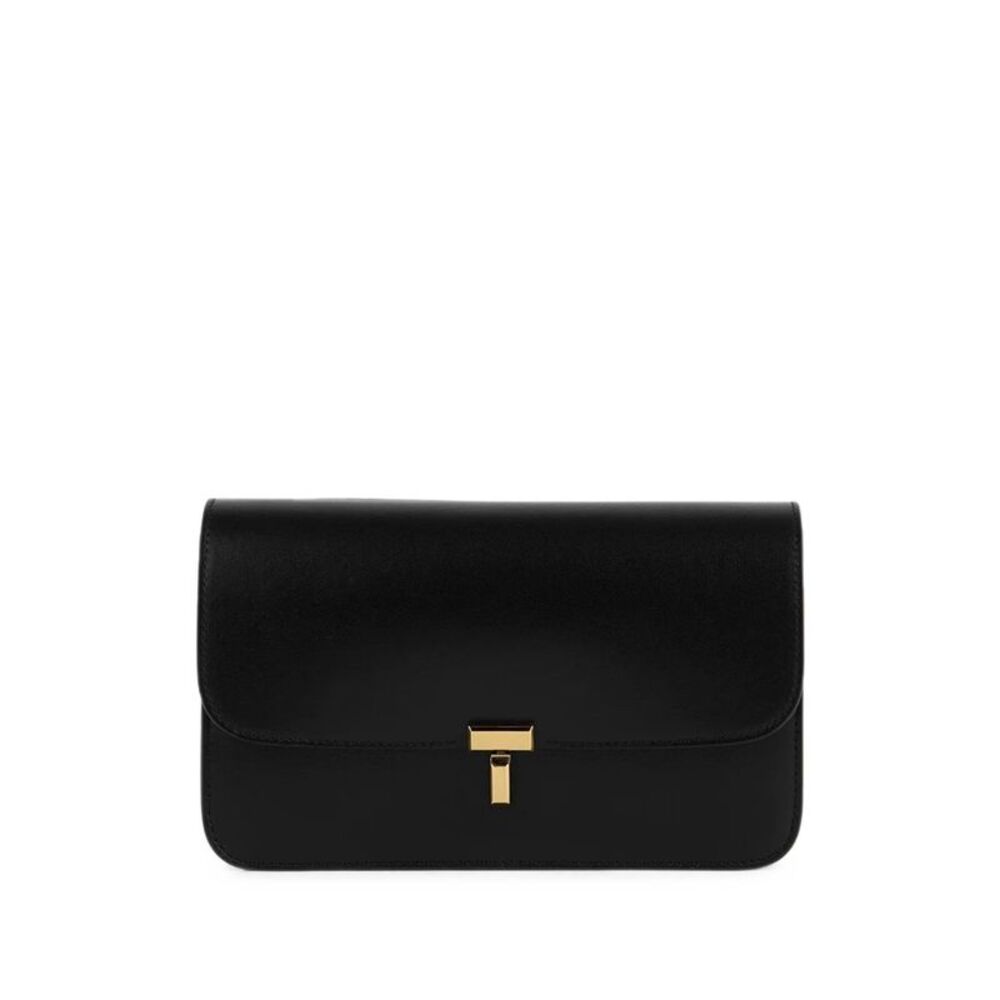 Toteme Women T-Lock Leather Crossbody Bag